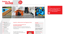 Desktop Screenshot of klink-bausanierung.de